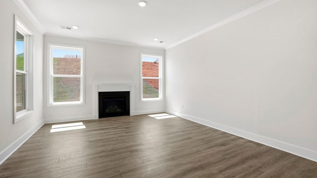 Spacious, unfurnished interior of a new home in Whitehawk Meadows, Travelers Rest (Image 21). Spacious, unfurnished interior of a new home in Whitehawk Meadows, Travelers Rest (Image 21).