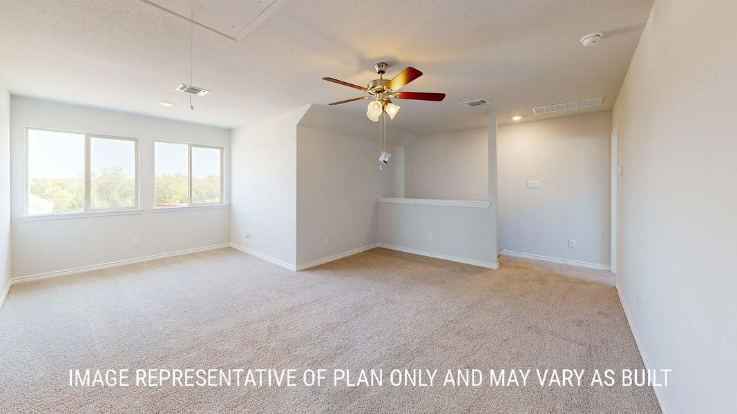 Spacious, unfurnished interior of a new home in Sterling Meadows, Salado (Image 20). Spacious, unfurnished interior of a new home in Sterling Meadows, Salado (Image 20).