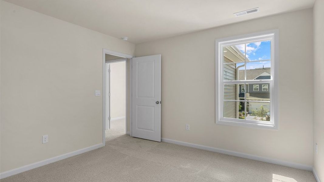 Representative unfurnished interior of a home built from the Linville by D.R. Horton in The Meadows at Kinsley, Jamestown (Image 24).