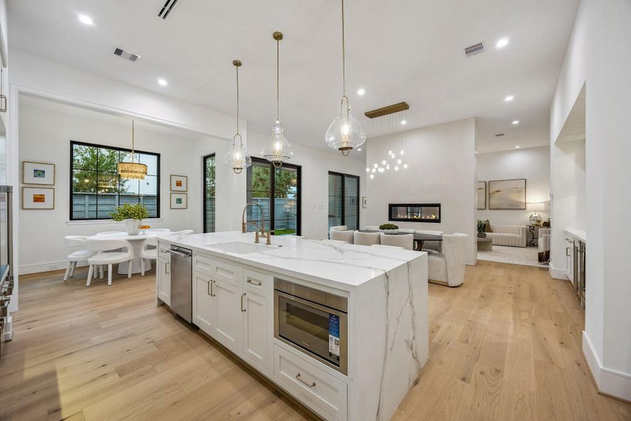 Spacious open floor plan wonderful for entertaining.