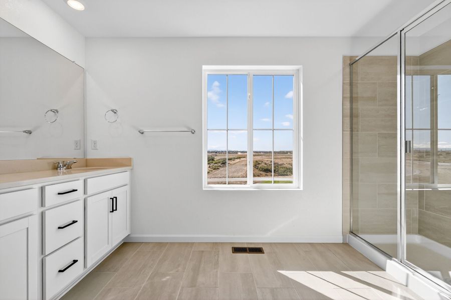 Furnished interior view inside a new home in Macanta, Castle Rock (Image 9).
