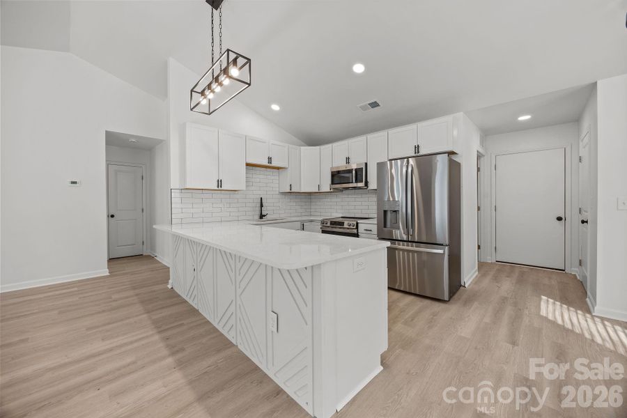 Furnished interior view inside a new home in , Albemarle (Image 11).