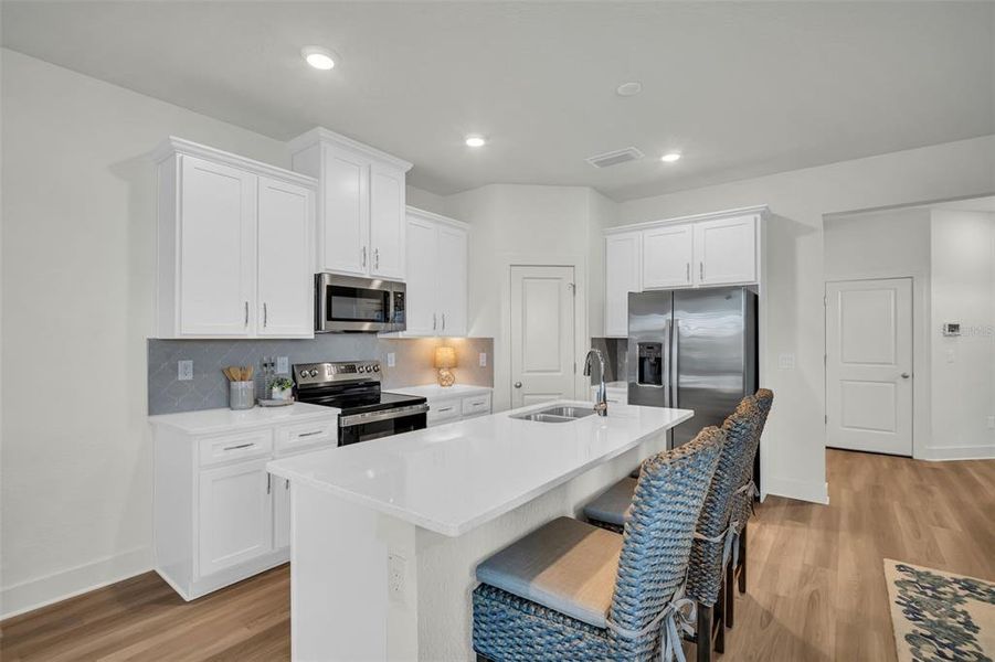 Furnished interior view inside a new home in Emerald Fields, Hudson (Image 15).
