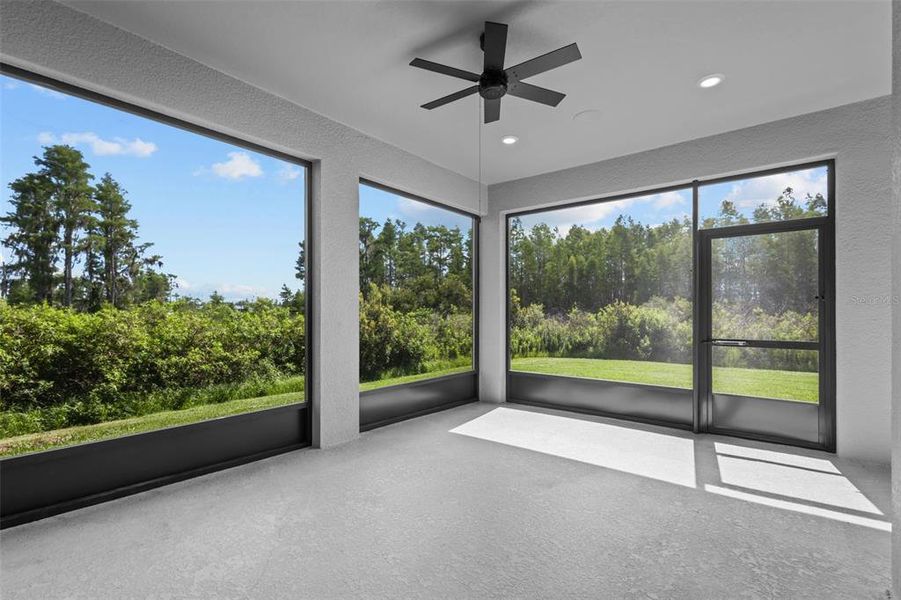 lanai - fully screened in with unbelievable views