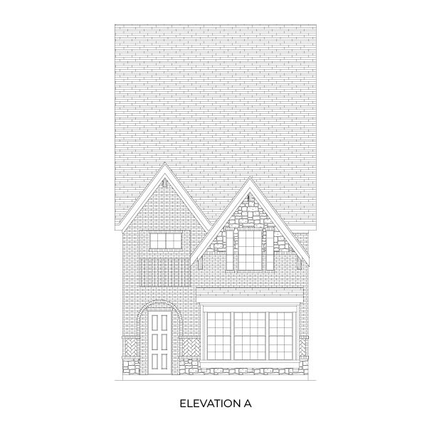 Representative exterior photo of a completed home built from the Dogwood R by First Texas Homes in The Abbey at Mercer Crossing, Farmers Branch, TX (Image 2).