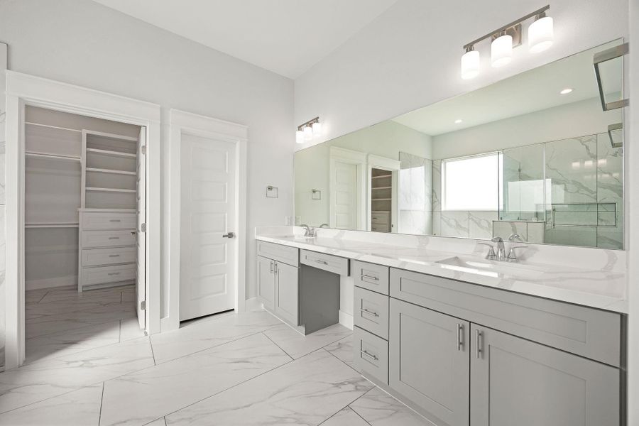 Furnished interior view inside a new home in , Cleveland (Image 15).