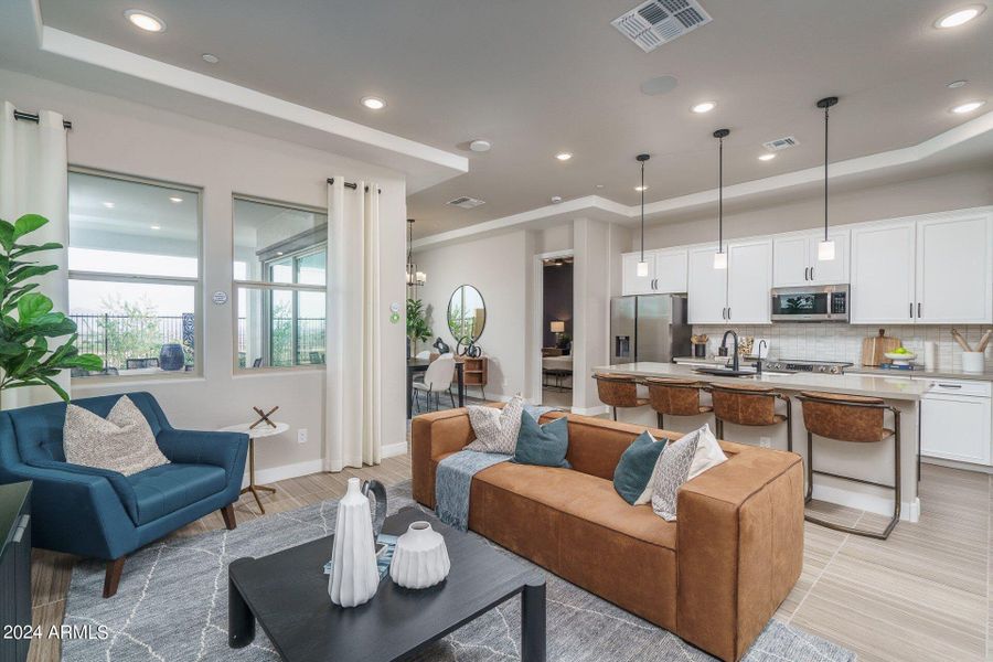 Great room kitchen