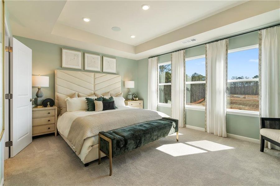 Furnished interior view inside a new home in Rosewood Farm, Lawrenceville (Image 23).