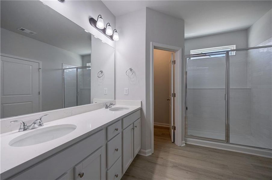 Furnished interior view inside a new home in , Social Circle (Image 14). Furnished interior view inside a new home in , Social Circle (Image 14).