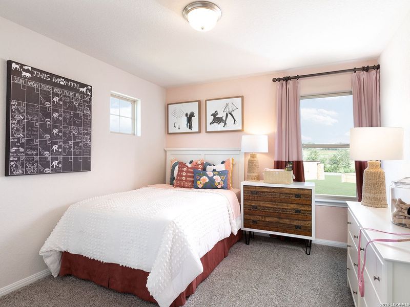 Furnished interior view inside a new home in Estancia Ranch - Premier Series, San Antonio (Image 4).