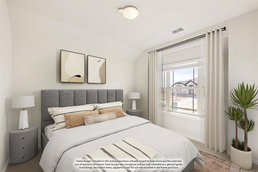 Furnished interior view inside a new home in Georgetown at Kings Fort, Kaufman (Image 8).