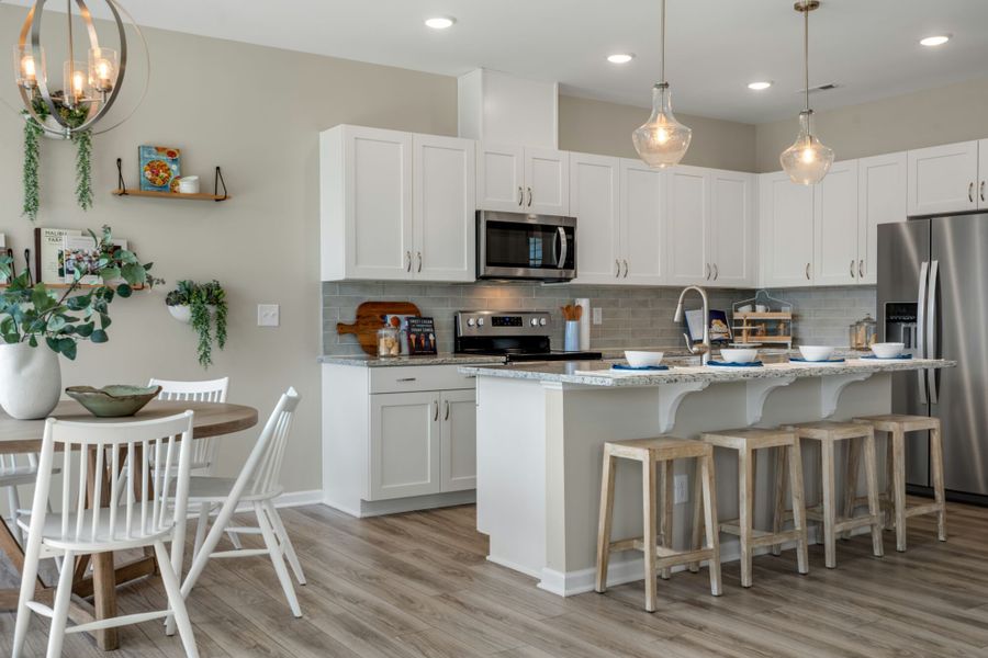 Representative furnished interior of a home built from the Clifton by Mattamy Homes in Magnolia Park Townes, Garner (Image 6).