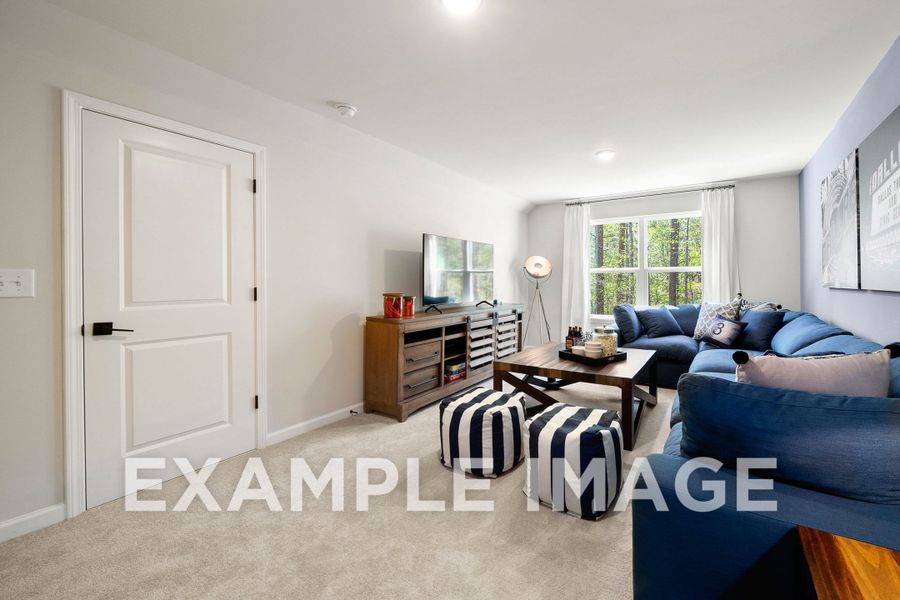 Representative furnished interior of a home built from the The Hickory B by Davidson Homes LLC in Cedar Farms, Winder (Image 49).