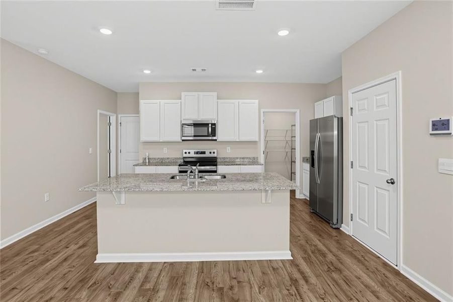 Furnished interior view inside a new home in Etowah Preserve, Dawsonville (Image 4).