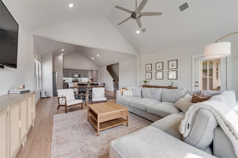 Furnished interior view inside a new home in Devonshire, Forney (Image 6).