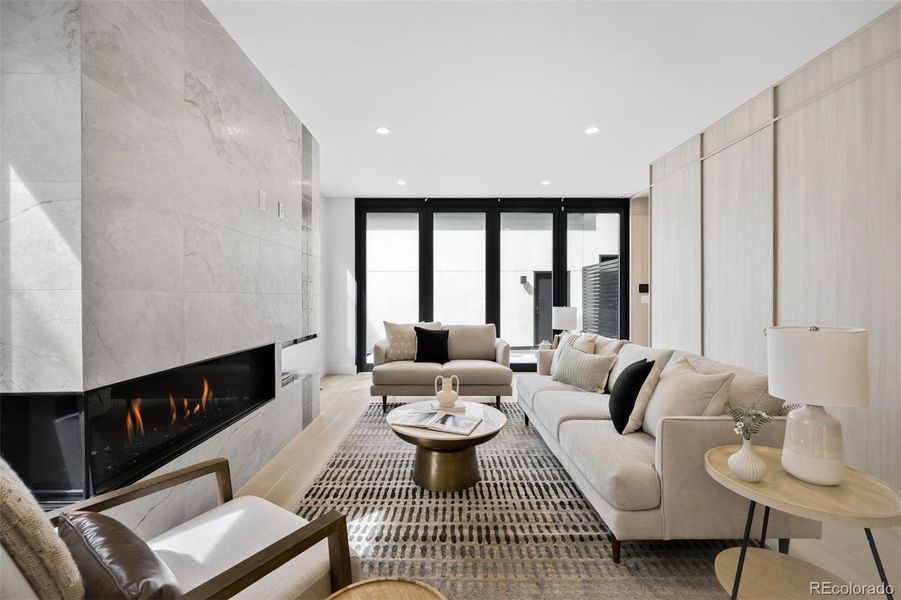 Furnished interior view inside a new home in , Denver (Image 34). Furnished interior view inside a new home in , Denver (Image 34).