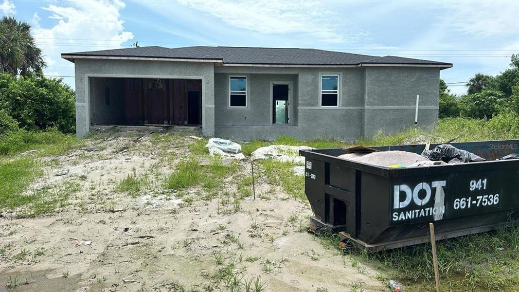 In-progress construction of a new home in , Port Charlotte, FL (Image 28). In-progress construction of a new home in , Port Charlotte, FL (Image 28).
