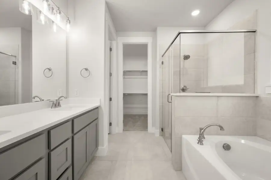 Representative furnished interior of a home built from the Liberty by Rockwell Homes in Wildflower Ranch, Justin (Image 12).