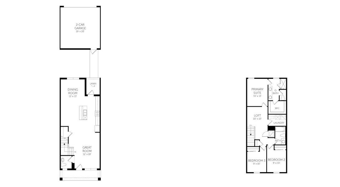 2D floor plan layout of this home in Serenade at Ovation, Winter Garden, FL (Image 2). 2D floor plan layout of this home in Serenade at Ovation, Winter Garden, FL (Image 2).