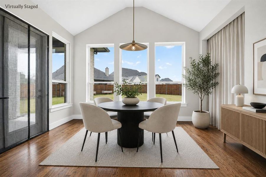 Furnished interior view inside a new home in Light Farms Graham/Reagan, Celina (Image 10).