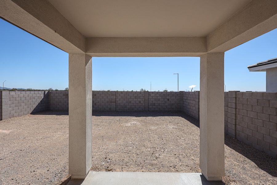 A concrete structure with pillars. A concrete structure with pillars.