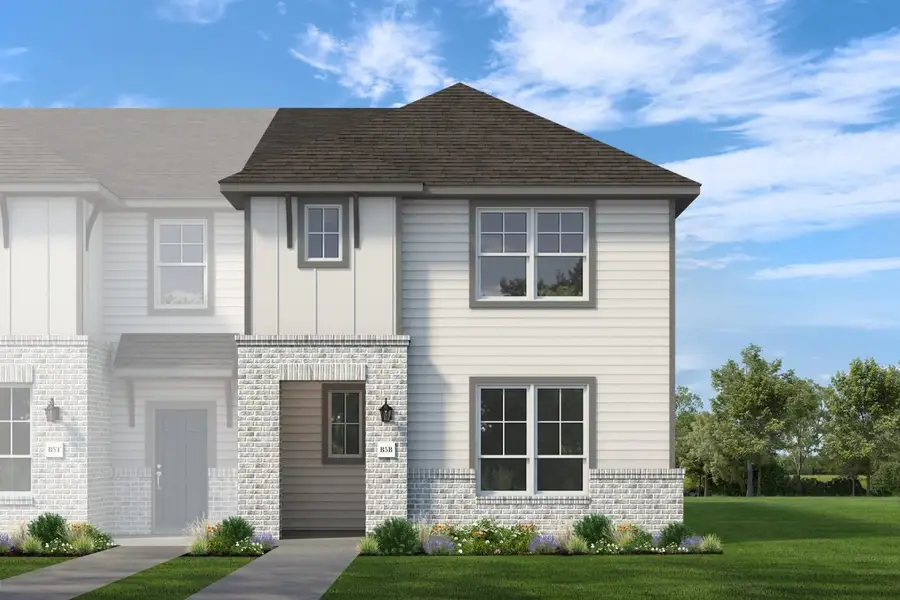 Seven Oaks Townhomes - 5A - Elevation B Bowie - Right End Unit Seven Oaks Townhomes - 5A - Elevation B Bowie - Right End Unit