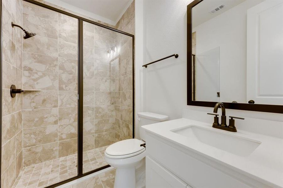 Furnished interior view inside a new home in BridgeWater, Midlothian (Image 10).