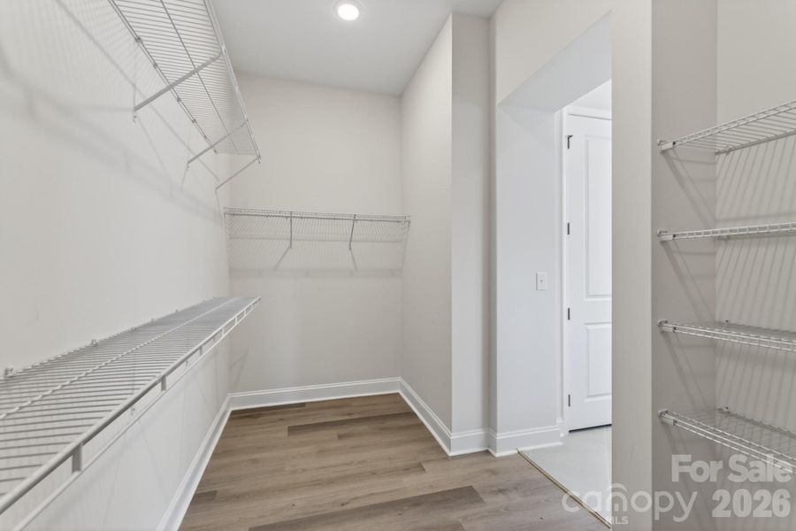 Spacious Primary Bedroom Closet