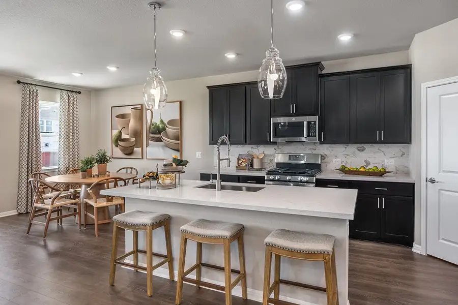 Furnished interior view inside a new home in Lisso, Pflugerville (Image 5). Furnished interior view inside a new home in Lisso, Pflugerville (Image 5).