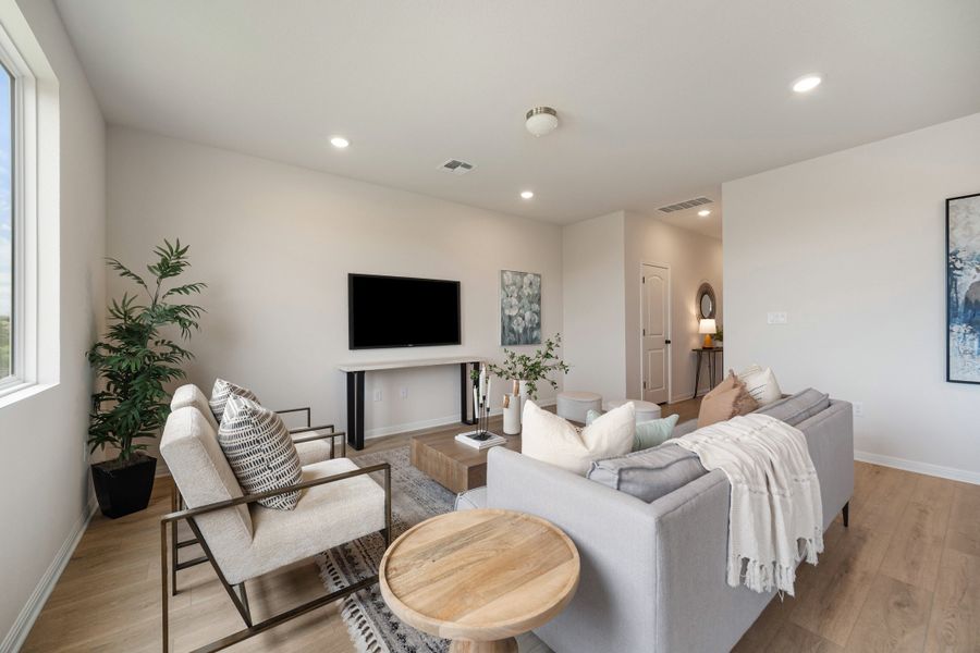 Representative furnished interior of a home built from the Sierra by Ashton Woods in Berry Creek Highlands, Georgetown (Image 12).