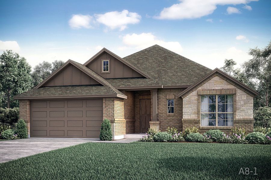Image 1 representing the Boise by John Houston Homes in Sunwest Village - Phase 11, McGregor, TX.