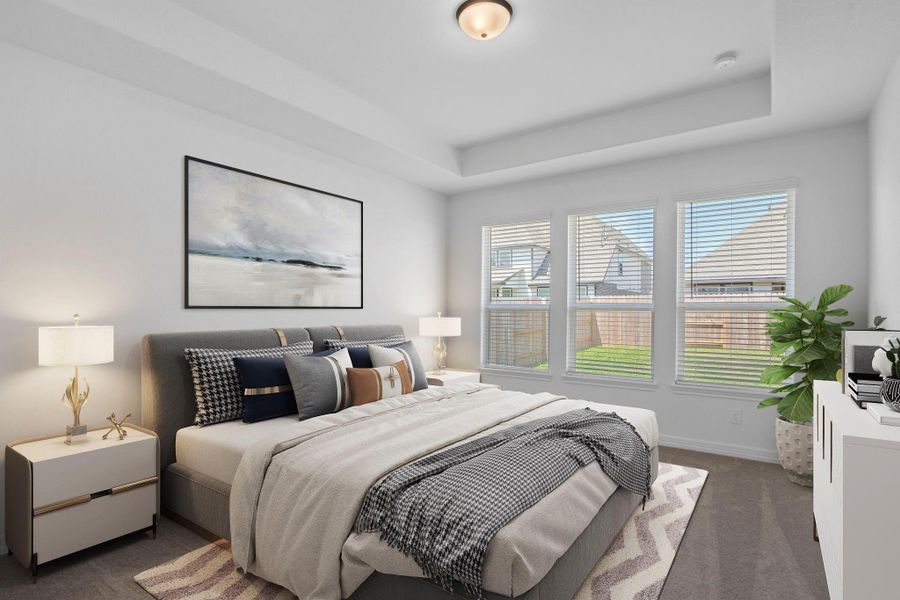 Furnished interior view inside a new home in Westland Ranch, League City (Image 9). Furnished interior view inside a new home in Westland Ranch, League City (Image 9).