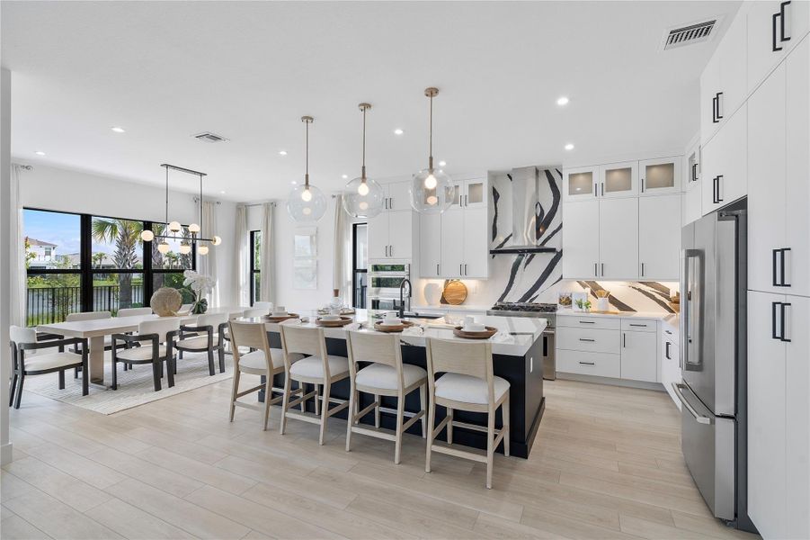 Furnished interior view inside a new home in Solana Bay at Avenir, Palm Beach Gardens (Image 39). Furnished interior view inside a new home in Solana Bay at Avenir, Palm Beach Gardens (Image 39).