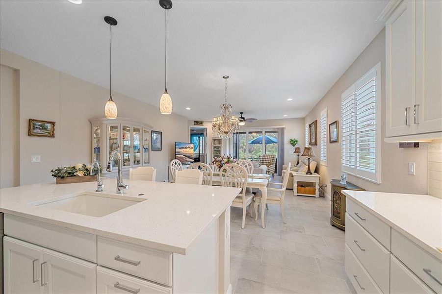 Furnished interior view inside a new home in The Laurels Villas, Parrish (Image 7).