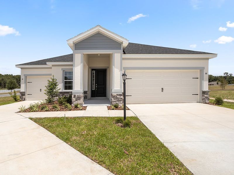Welcome home to the Everly, a 55+ new home by Highland Homes!