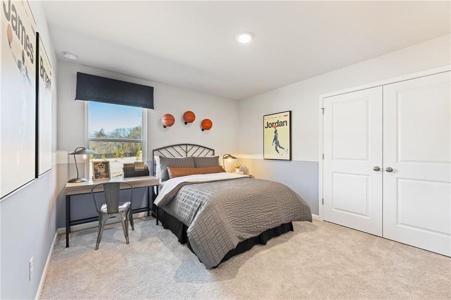 Furnished interior view inside a new home in Union Heights, Flowery Branch (Image 12).