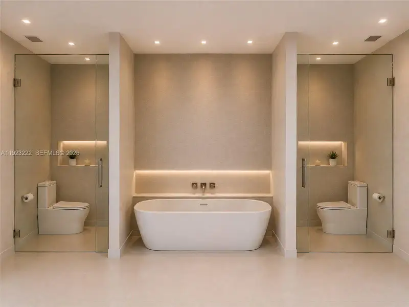 Furnished interior view inside a new home in , Pinecrest (Image 7).