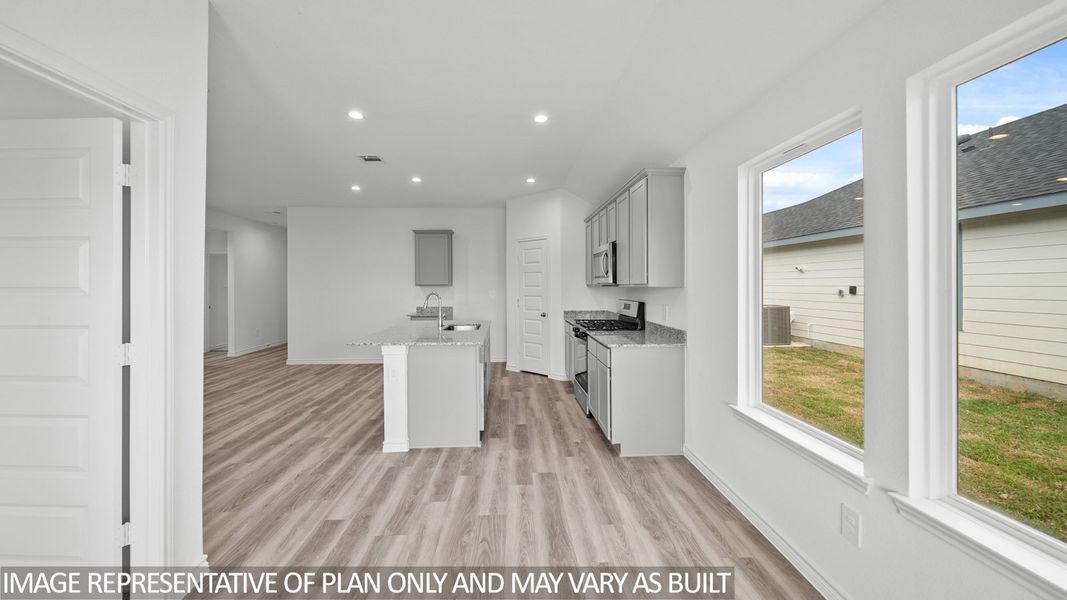 Representative unfurnished interior of a home built from the Baxtor by D.R. Horton in Reserve at Mallard Lakes, Orange (Image 12).