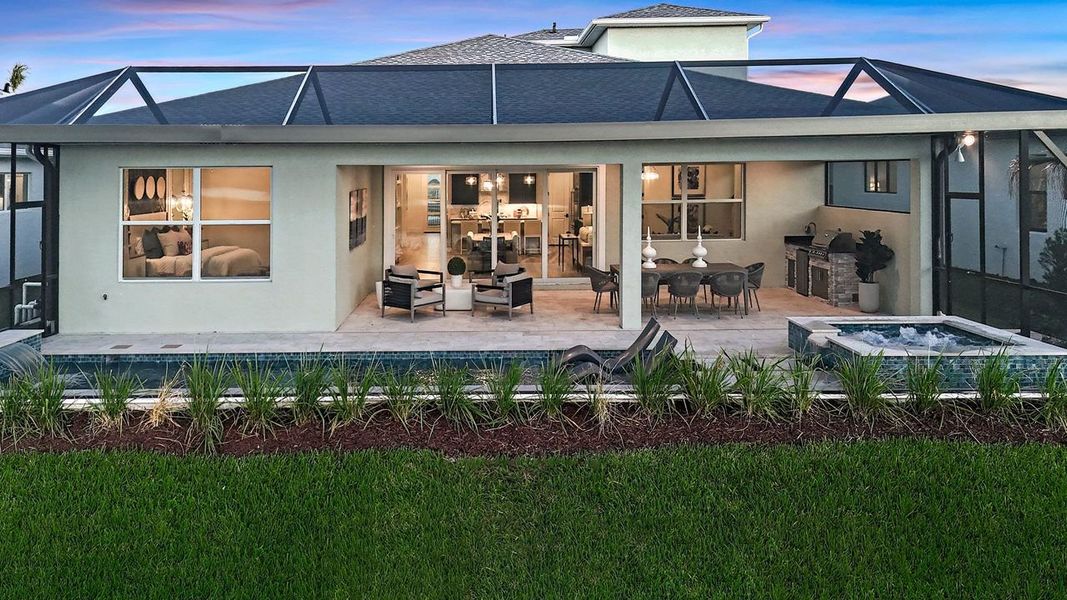Pearl Model Home | Backyard