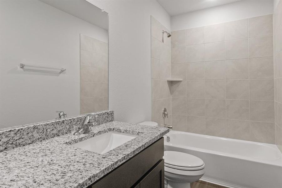 Furnished interior view inside a new home in Retreat at Fossil Creek, Fort Worth (Image 6). Furnished interior view inside a new home in Retreat at Fossil Creek, Fort Worth (Image 6).