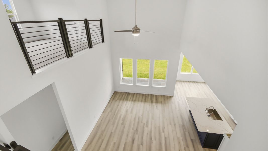 Spacious, unfurnished interior of a new home in Hills of Westlake, Conroe (Image 24).