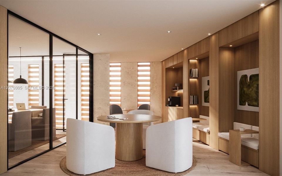 Furnished interior view inside a new home in , Surfside (Image 6).