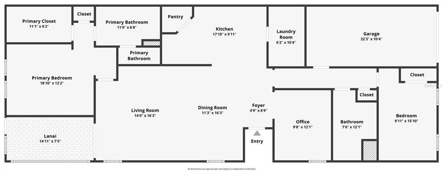 2D floor plan layout of this home in , San Antonio, FL (Image 5). 2D floor plan layout of this home in , San Antonio, FL (Image 5).
