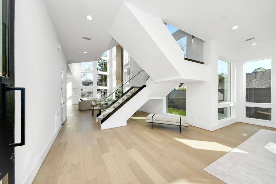 Furnished interior view inside a new home in , Houston (Image 35).