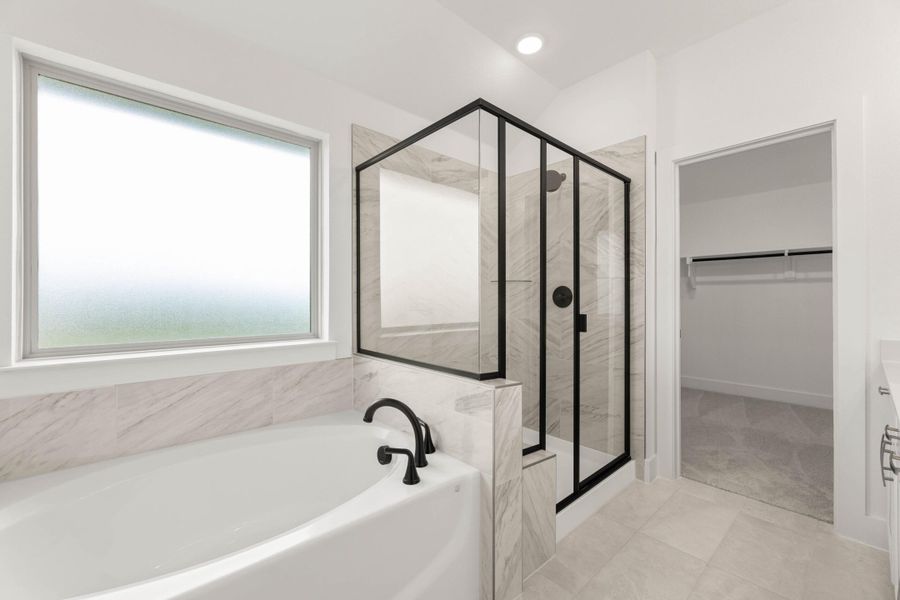 Furnished interior view inside a new home in Cottage Collection at Harvest, Argyle (Image 11).