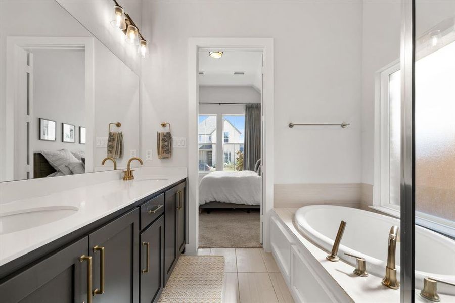 Furnished interior view inside a new home in , Frisco (Image 31). Furnished interior view inside a new home in , Frisco (Image 31).