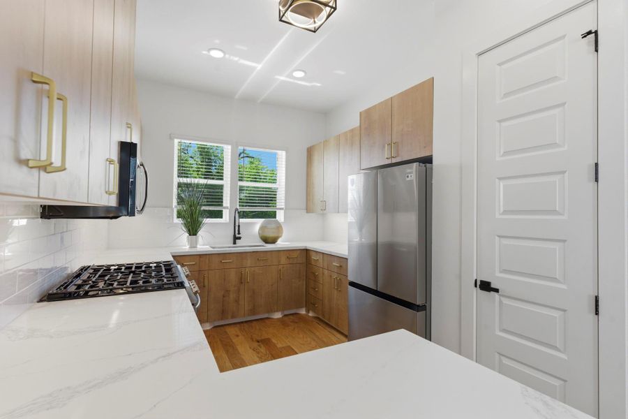 Large Functional kitchen with ample storage