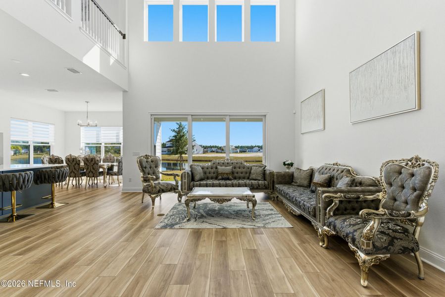 Furnished interior view inside a new home in Middlebourne, St. Johns (Image 44).