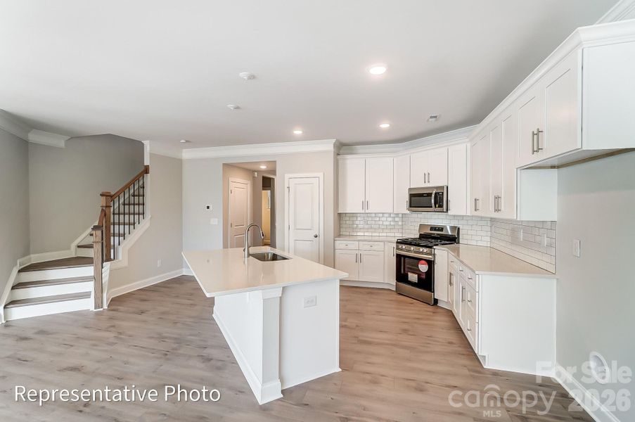 Furnished interior view inside a new home in Harrisburg Village, Harrisburg (Image 6).