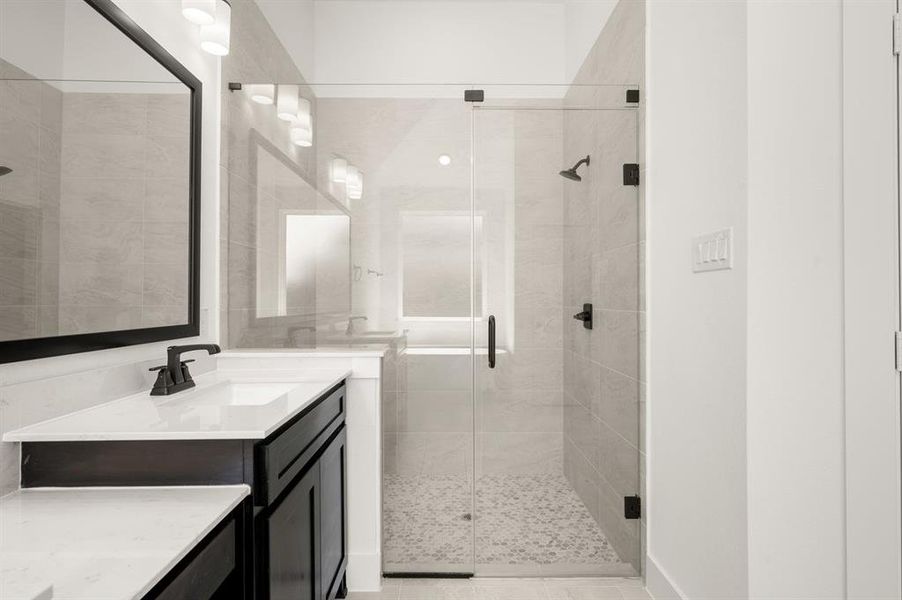 Furnished interior view inside a new home in Shady Valley Estates, Midlothian (Image 14).